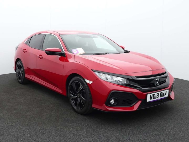 2018 HONDA CIVIC HONDA CIVIC 1.0 VTEC TURBO 126 SR 5DR MANUAL PETROL 48,615 07... photo