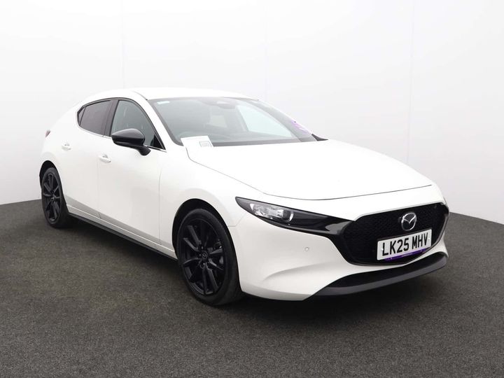2025 mazda 3  3 2.5 e-skyactiv g mhev homura 5dr auto automatic petrol 16,636 05/2025 only £18,499 per month £276.46... photo