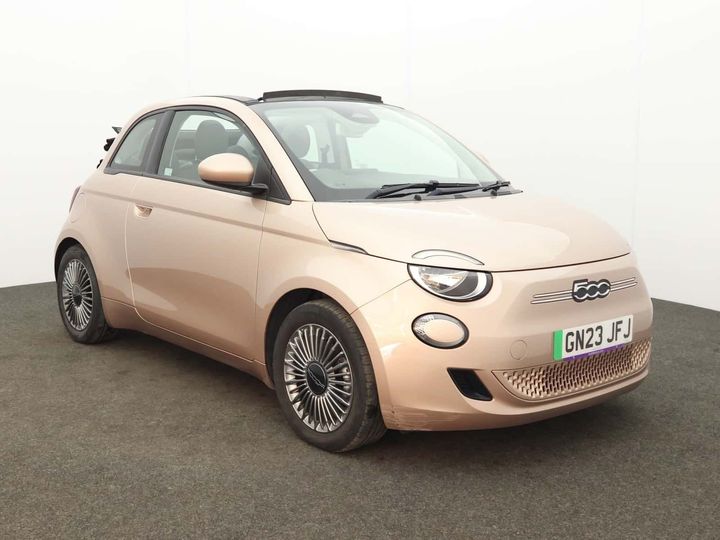 2023 fiat 500e c  500e c 87kw icon 42kwh 3dr auto 94% battery health automatic electric 15,693 04/2023 only £14,499 per... photo